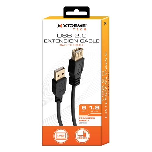 6ft USB 2.0 Ext Cable