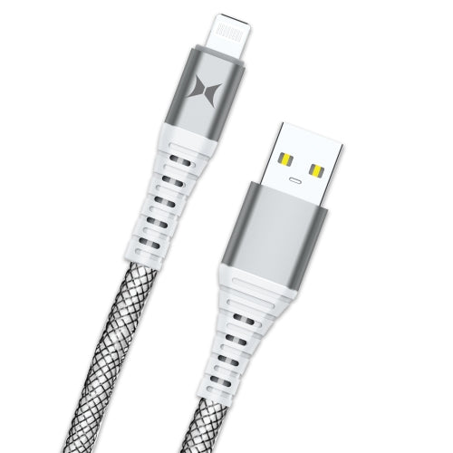 Ultra-Durable 4FT Lightning to USB-A Charging Cable with Kevlar Ballistic Fiber, 10W Fast Charge