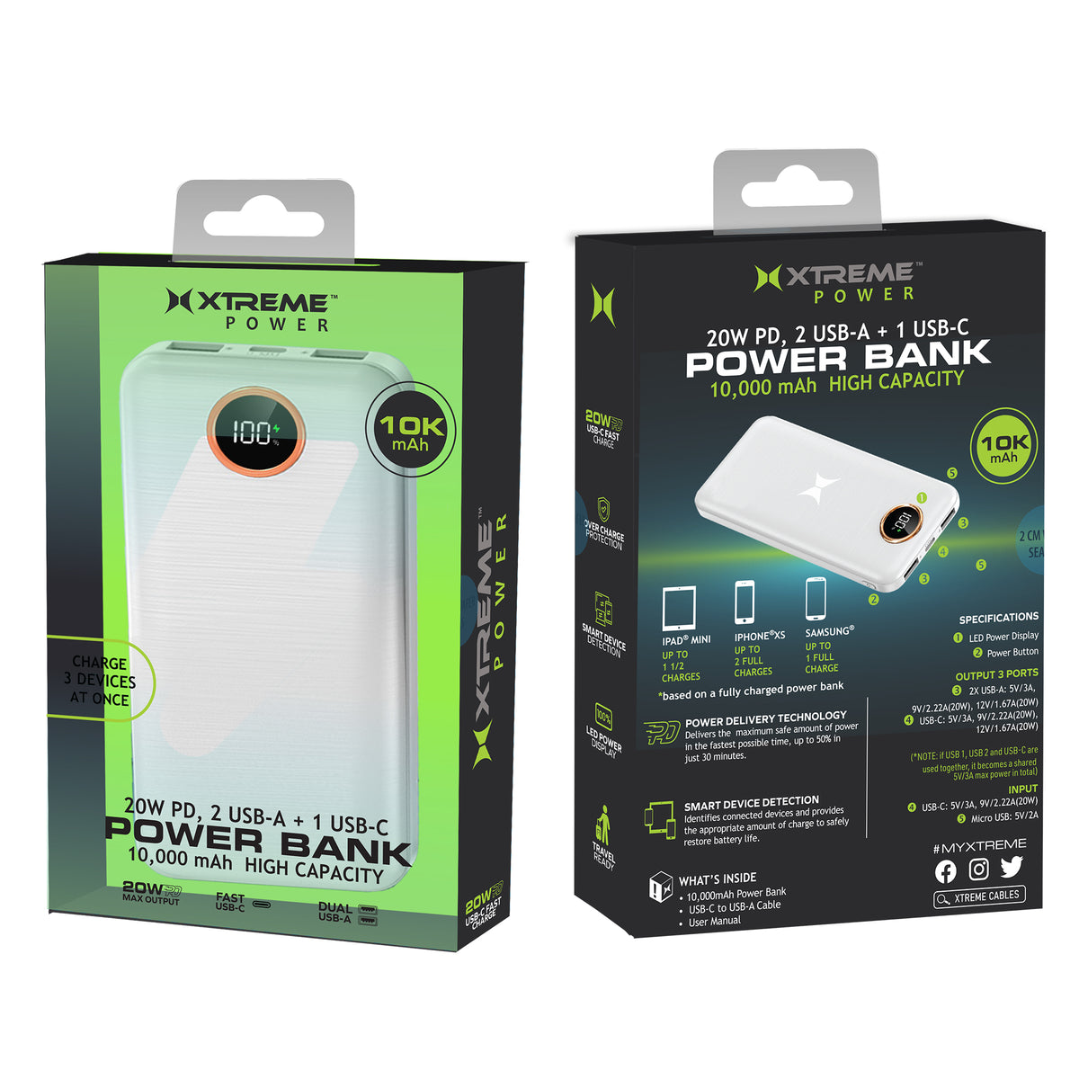 10000mAh PD20W Power Bank