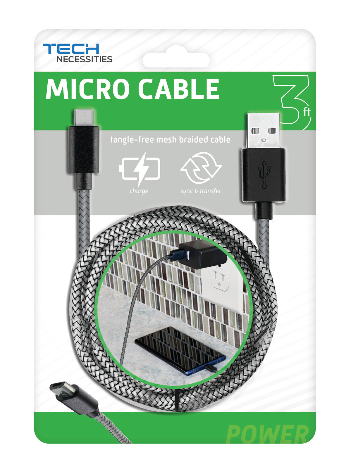 3ft Micro USB Cable
