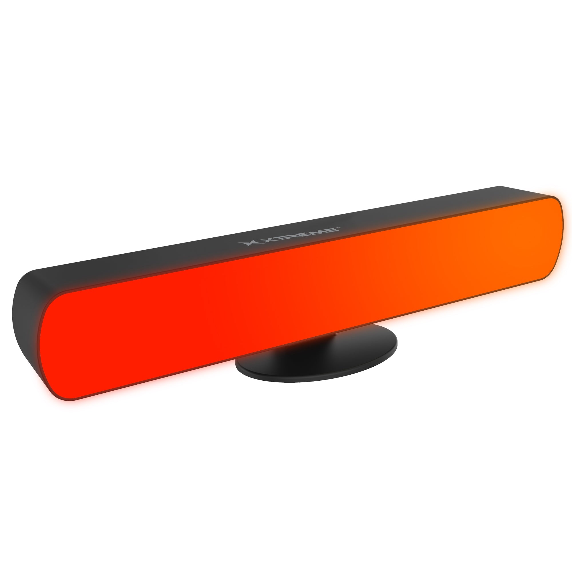Sound-Reactive Multi-Color Horizontal/Vertical LED Light Bar with Multi-Position Base