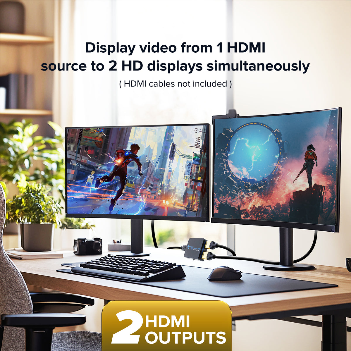 2-Port HDMI Splitter