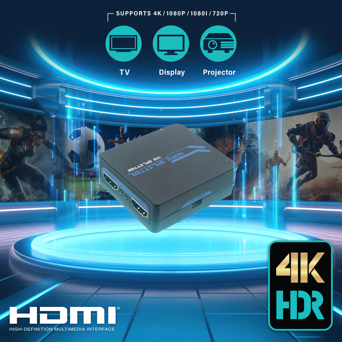 2-Port HDMI Splitter