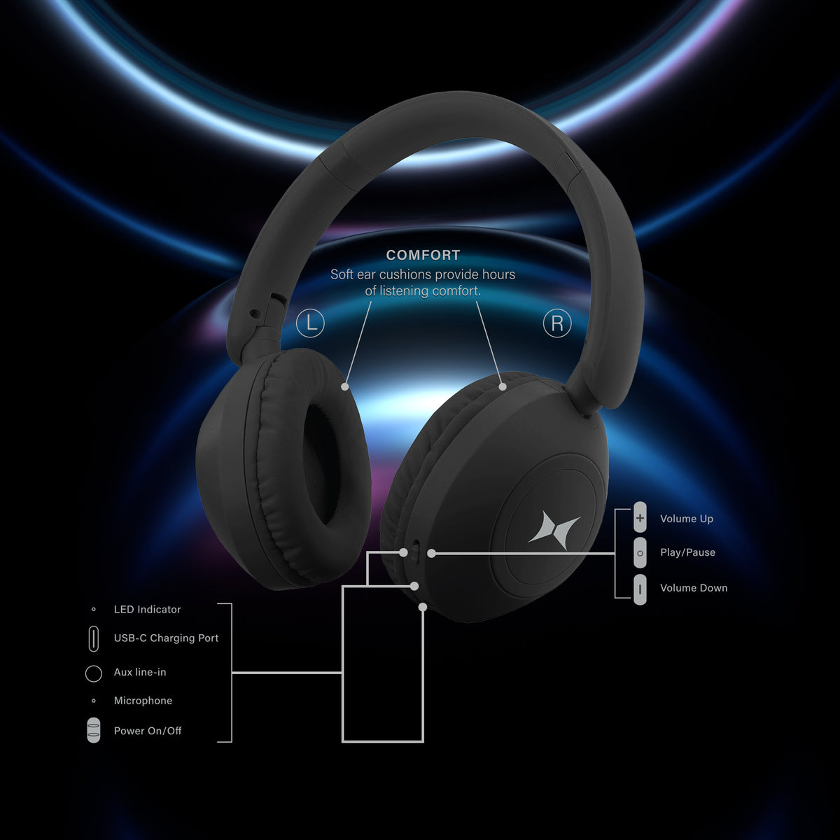 folding BT headphone