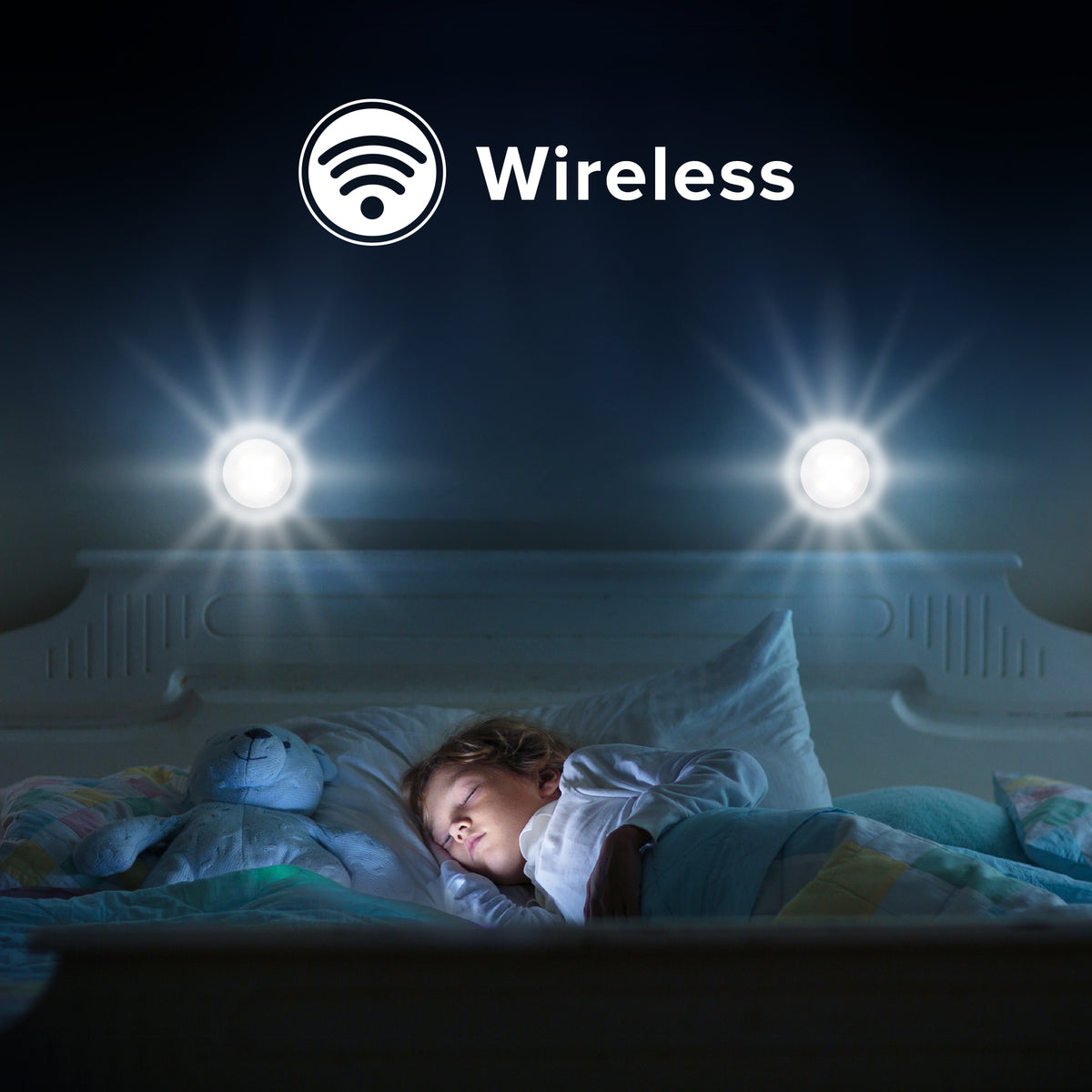 Wireless Puck LED Lights - 2 pack