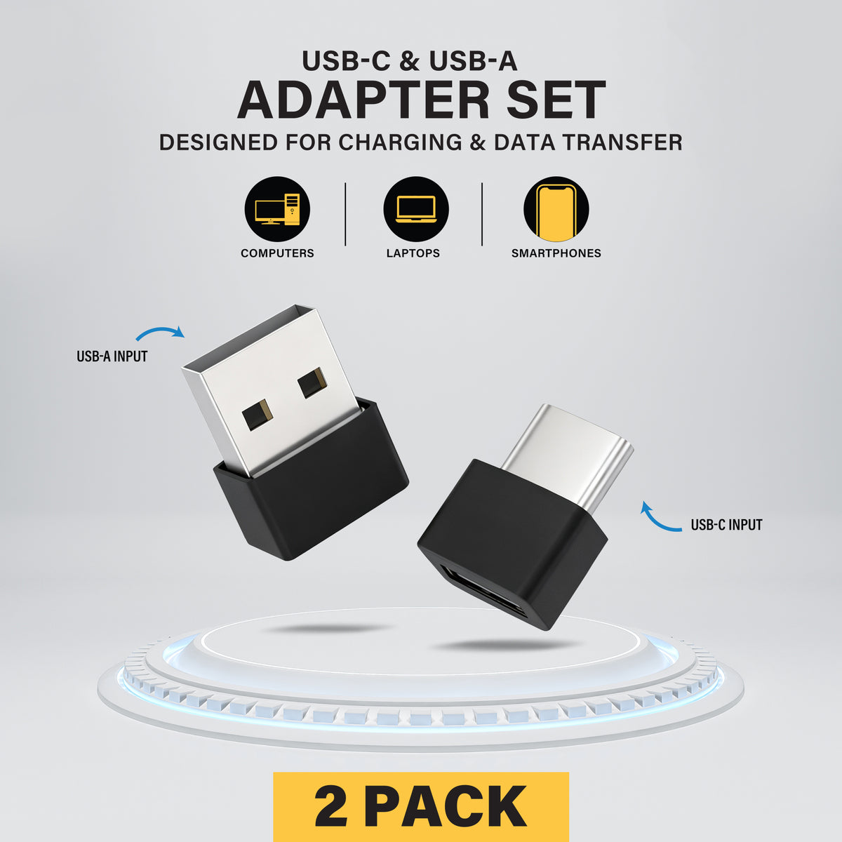 2pc. Adapter c/a a/c