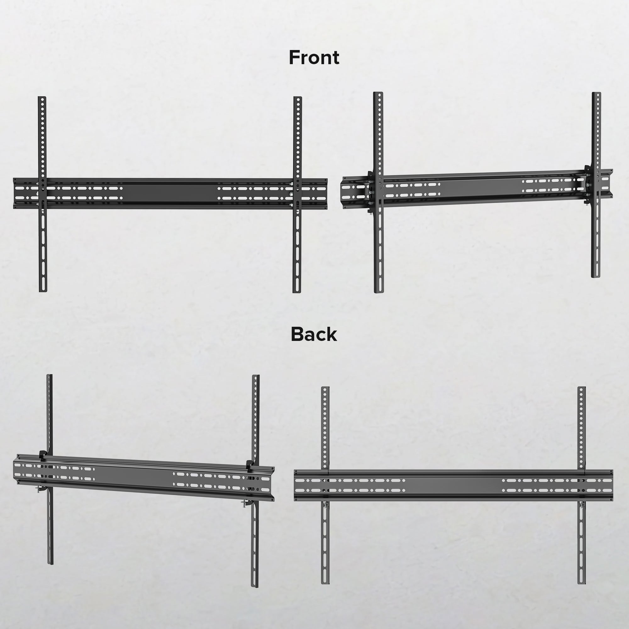 42"-100" Tilt Motion TV Wall Mount – Heavy-Duty VESA Mount, Supports up to 175lbs, Anti-Glare Downward Tilt & Post-Install Leveling, Includes Built-In Level