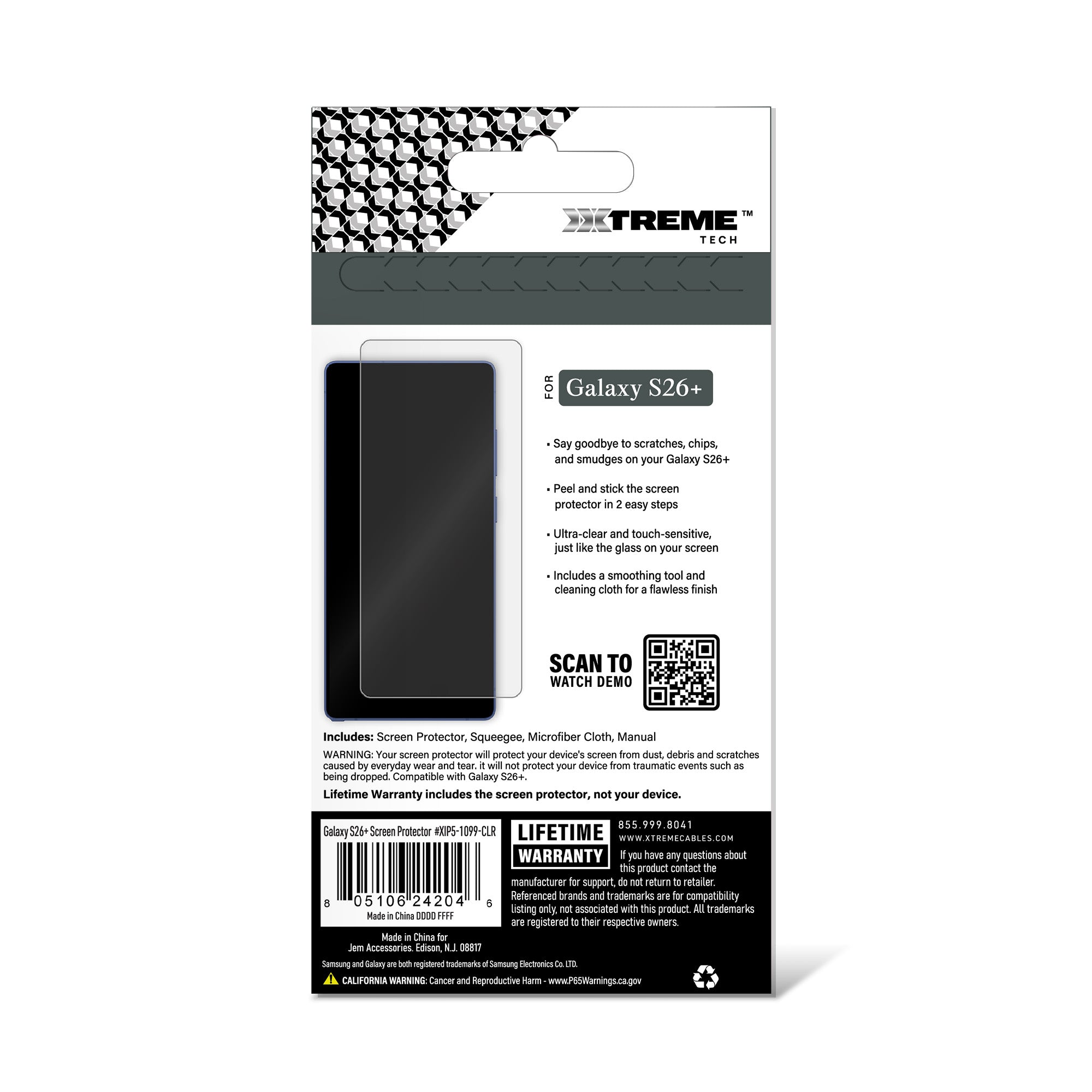 Indestructible Screen Protector for Samsung Galaxy S25 Fe/Plus, Shatterproof & Scratch Resistant Glass Film Guard, Touch Sensitive Easy Peel & Stick