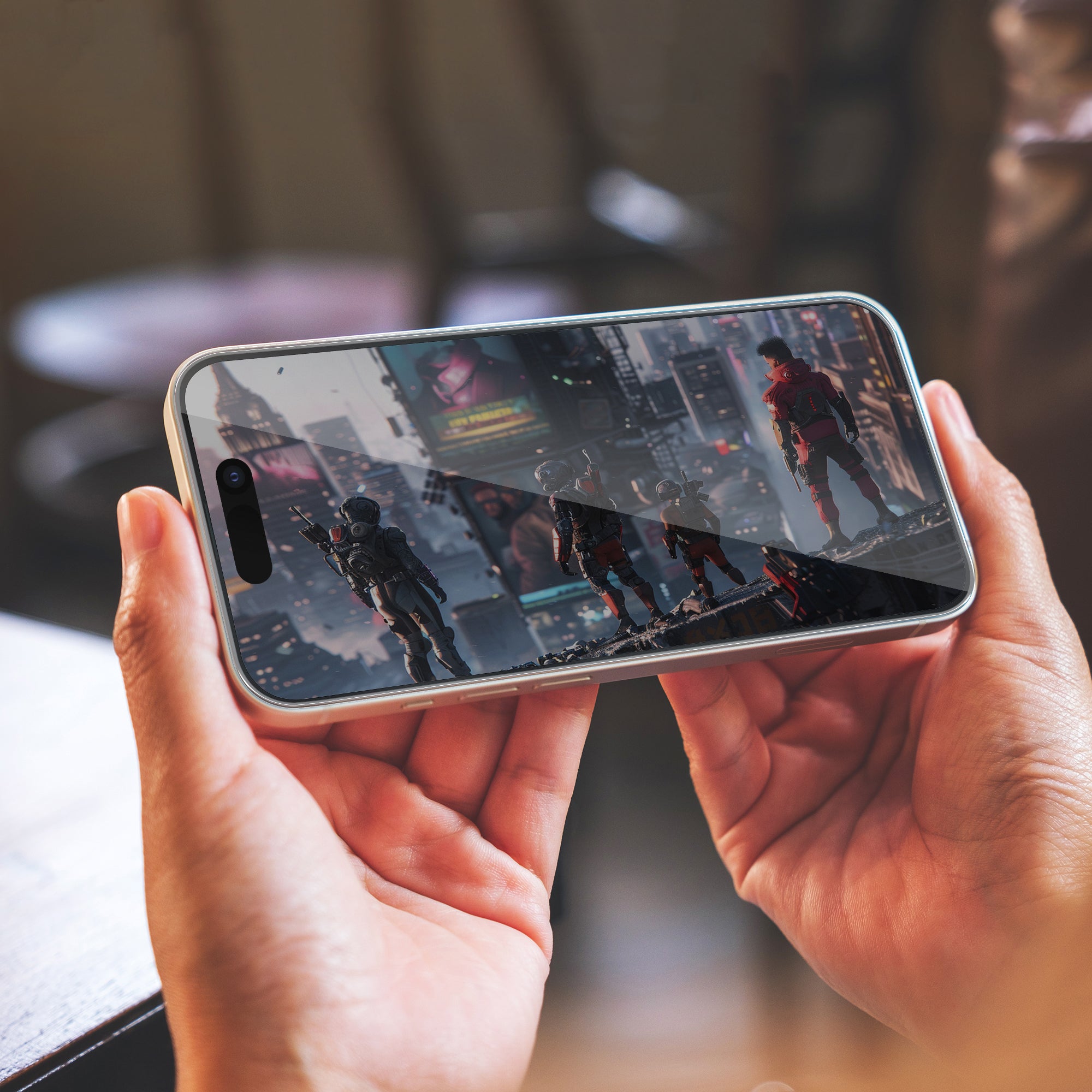Premium Indestructible Screen Protector for iPhone 16 Plus, Shatterproof & Scratch Resistant Glass Film, Touch Sensitive Easy Peel & Stick Installation