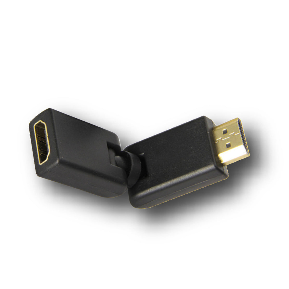 HDMI Free-Angle Adaptor, 90 Degree and 270 Degree HDMI Adapter, 4K Male to Female Cable with Gold Plated Adaptors, Multi-Angle Adapter for HD TVs, Projectors, Desktops, LCD Screens, & More