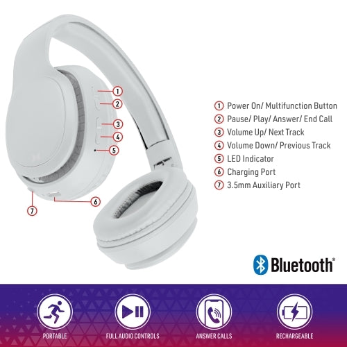 OVER EAR BT WIRELESS HEADPHONE