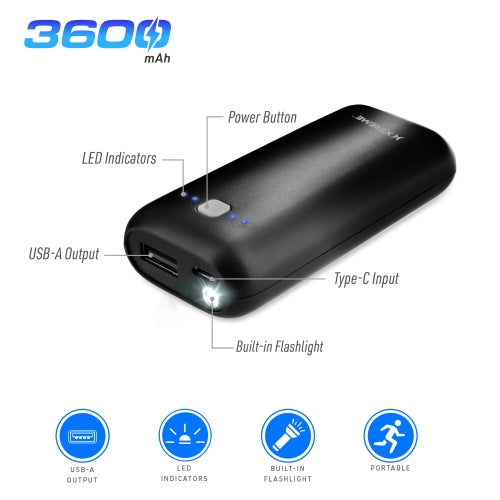 3,600mAh Power Bank