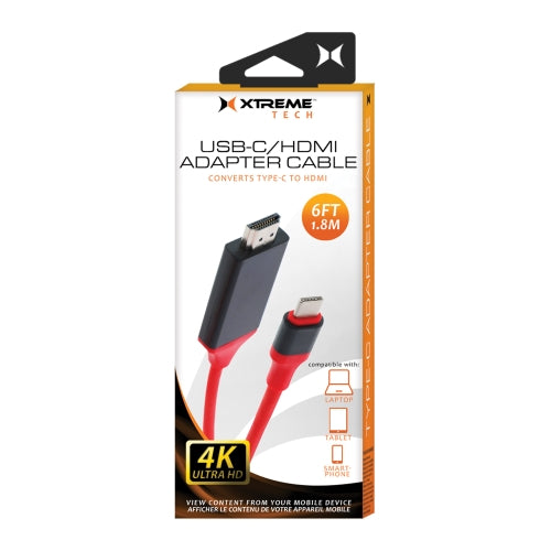 6ft Type C to HDMI Cable