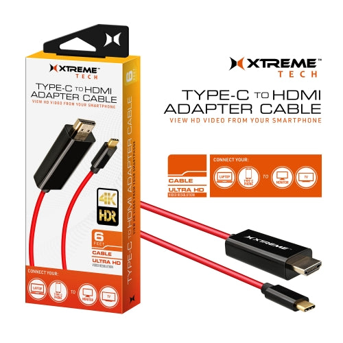 6ft Type C to HDMI Cable