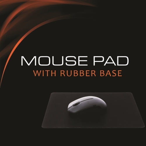 Mouse Pad w/ Rubber Base