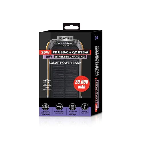 Solar 20kmah PD 20WIRELESS 15W