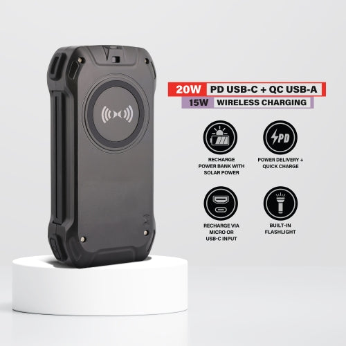 Solar 20kmah PD 20WIRELESS 15W
