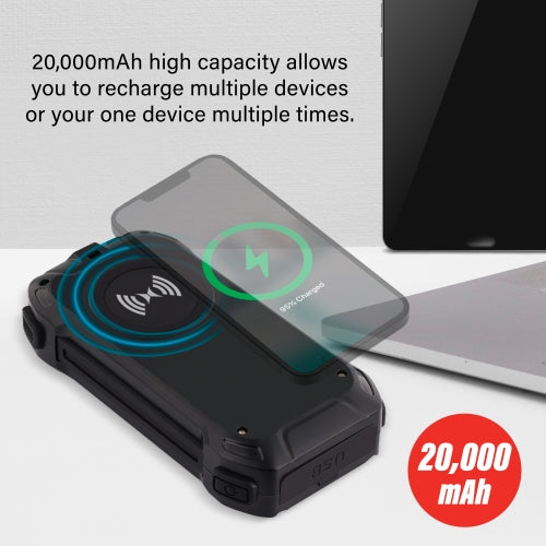 Solar 20kmah PD 20WIRELESS 15W