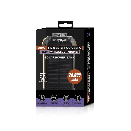 Solar 20kmah PD 20WIRELESS 15W