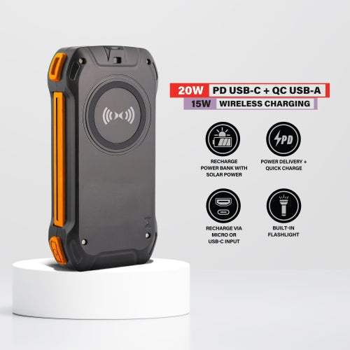 Solar 20kmah PD 20WIRELESS 15W