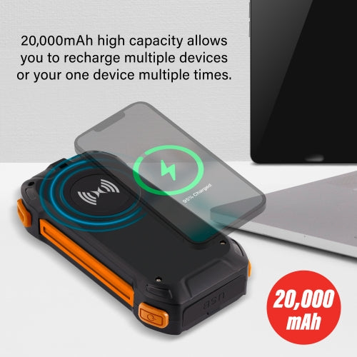 Solar 20kmah PD 20WIRELESS 15W