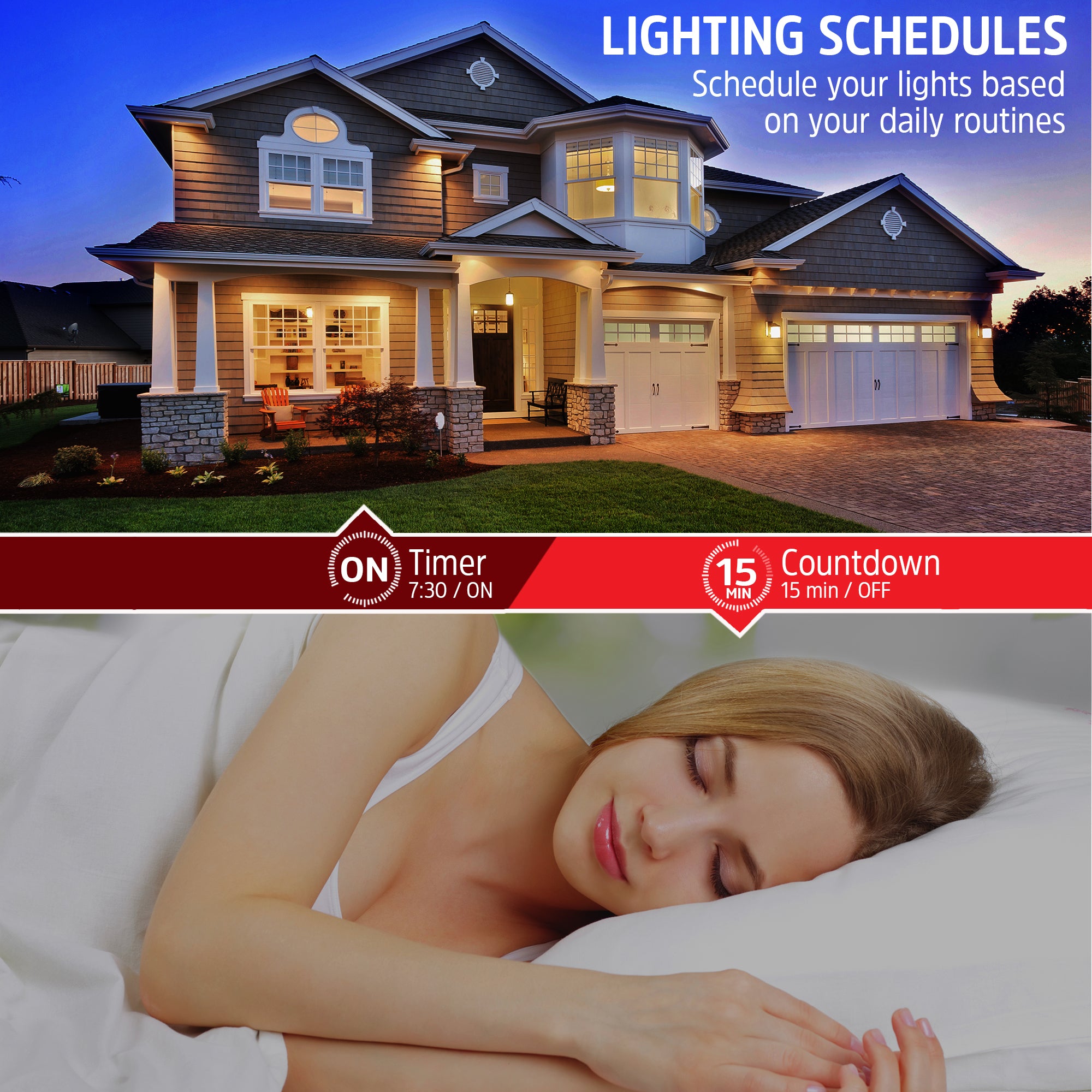 Smart Wi-Fi Dimmable White + Multi Color LED Light Bulb, A19, E26, 9 Watt, Mobile App Control