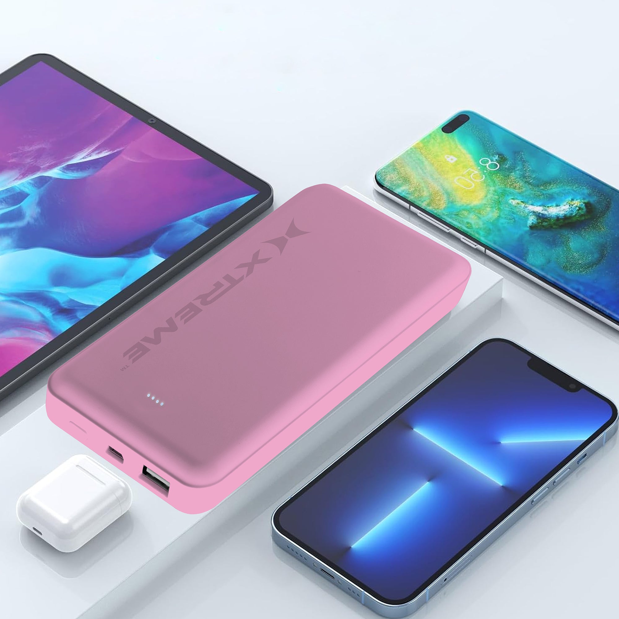 10W USB-A 5000mAh Pocket Power Bank with LED Indicators, Portable Rechargeable Travel Battery Pack for Smartphones and Devices (Copy)
