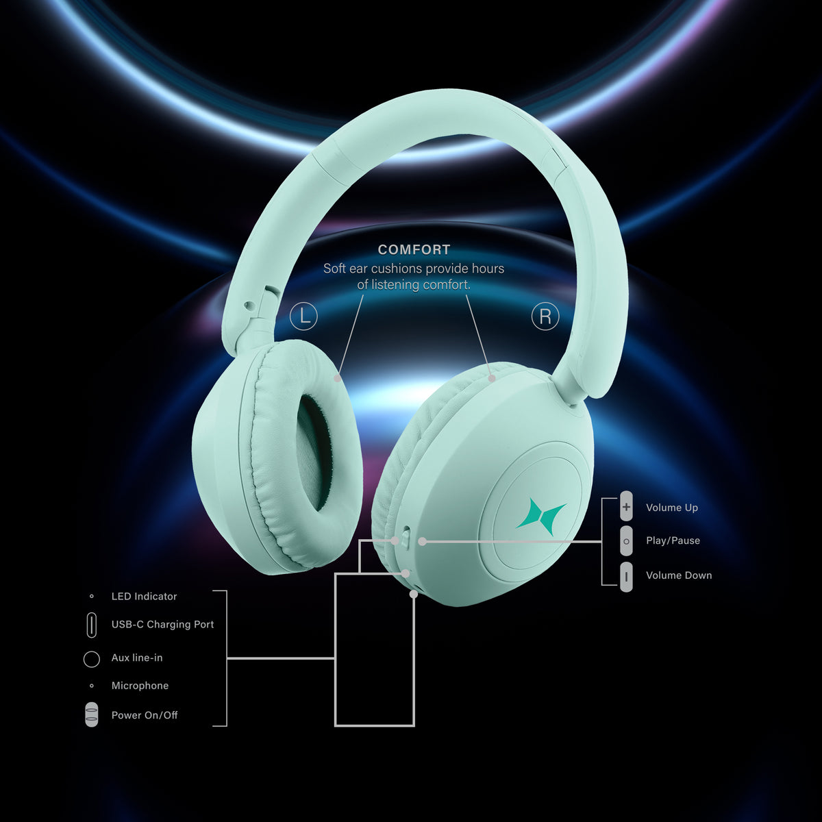 folding BT headphone