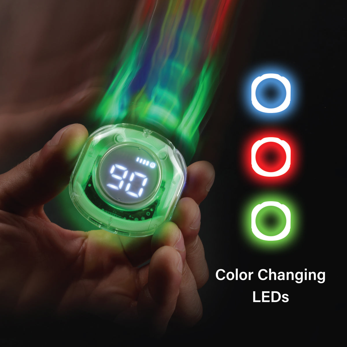 TWS transparent case W /DISPLY