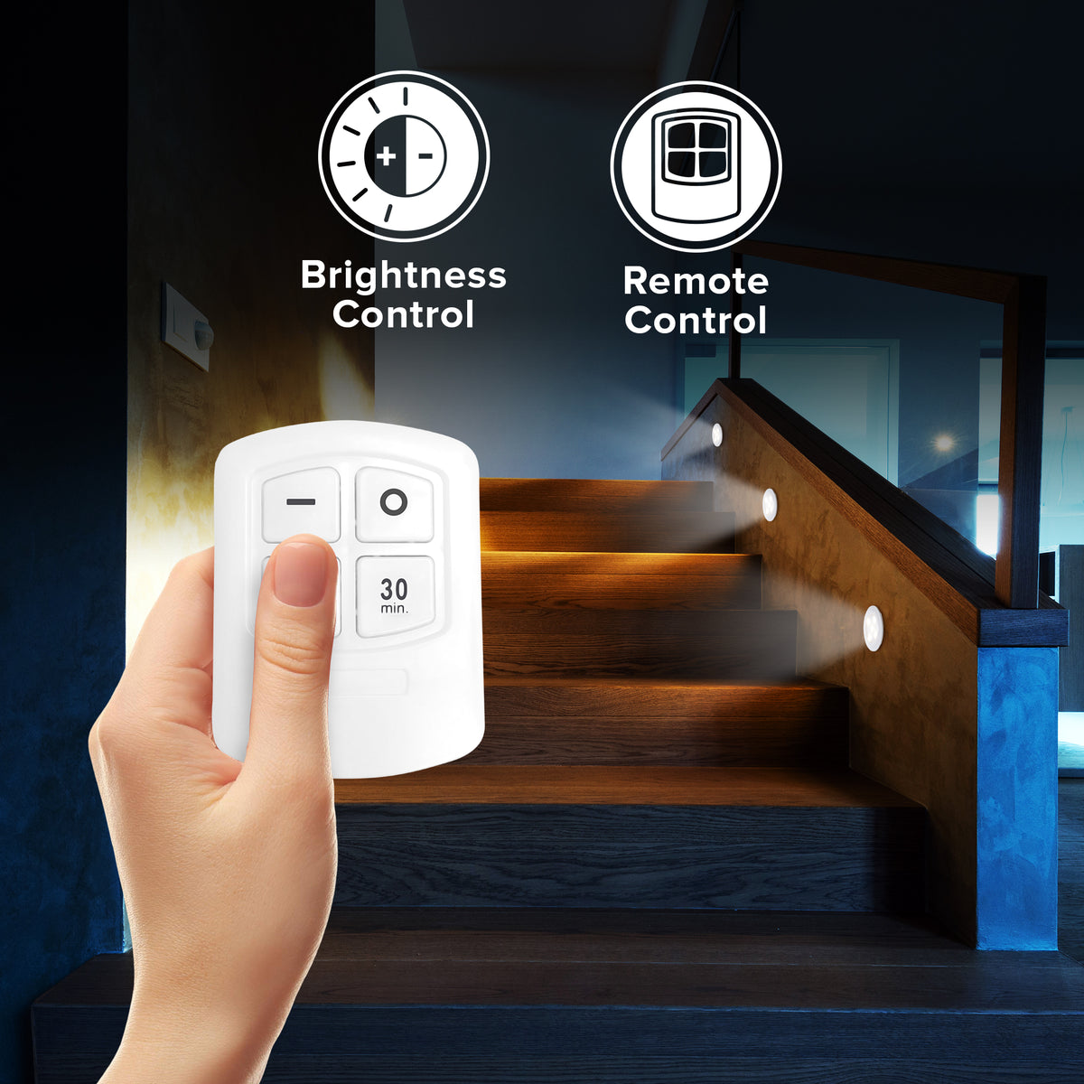 Wireless Puck LED Lights - 2 pack
