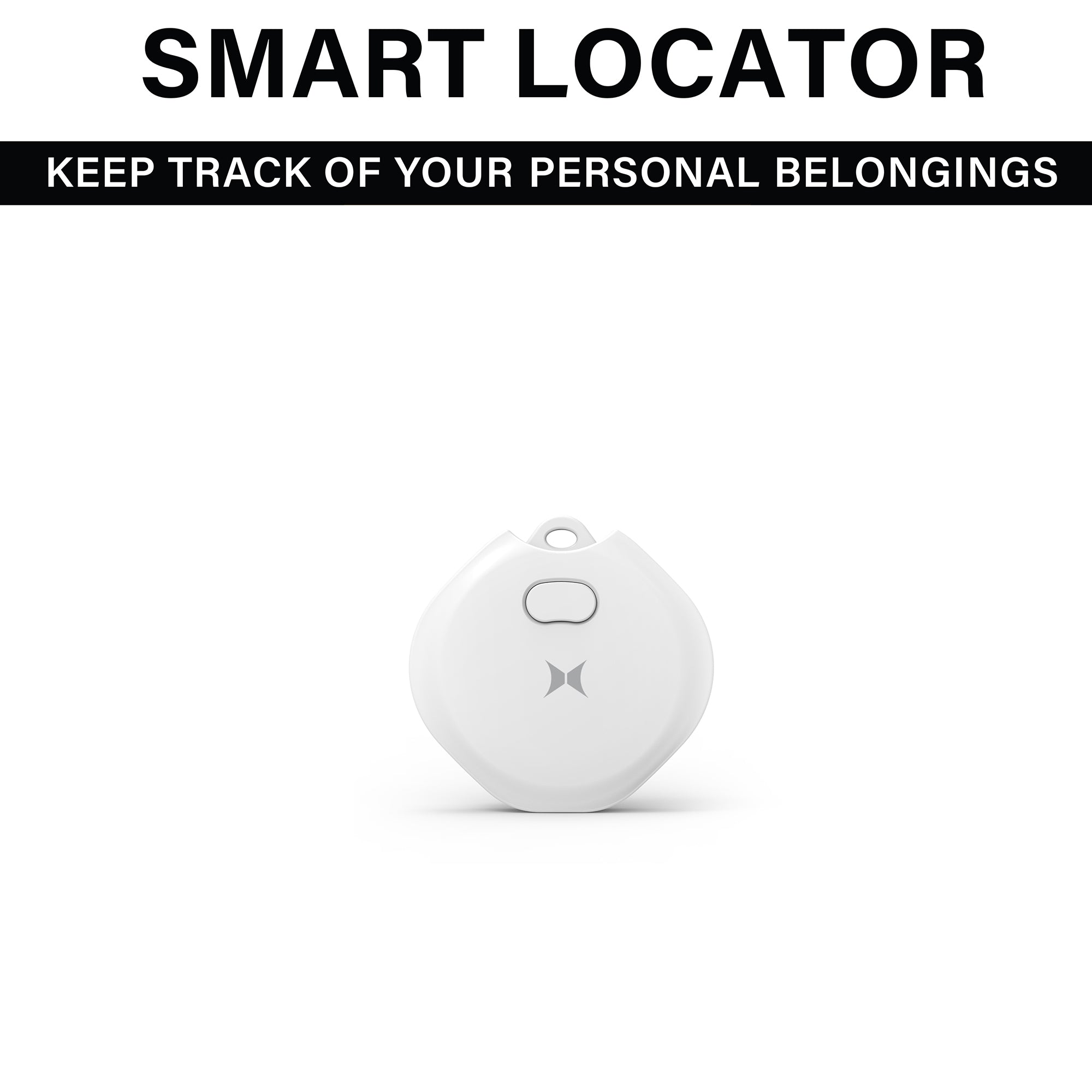 Rechargeable Air Tracker, Key Finder Tag Compatible with Apple Find My App for iOS iPhones, GPS Live Location Tracker
