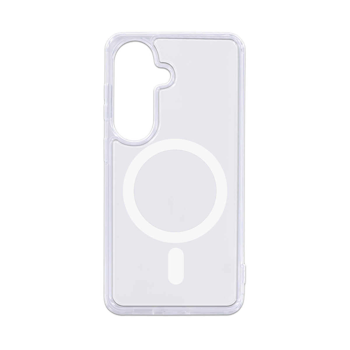 Samsung S26 Protective Phone Case, Shock-Absorbing Slim Cover with Raised Screen & Camera Edges, Clear