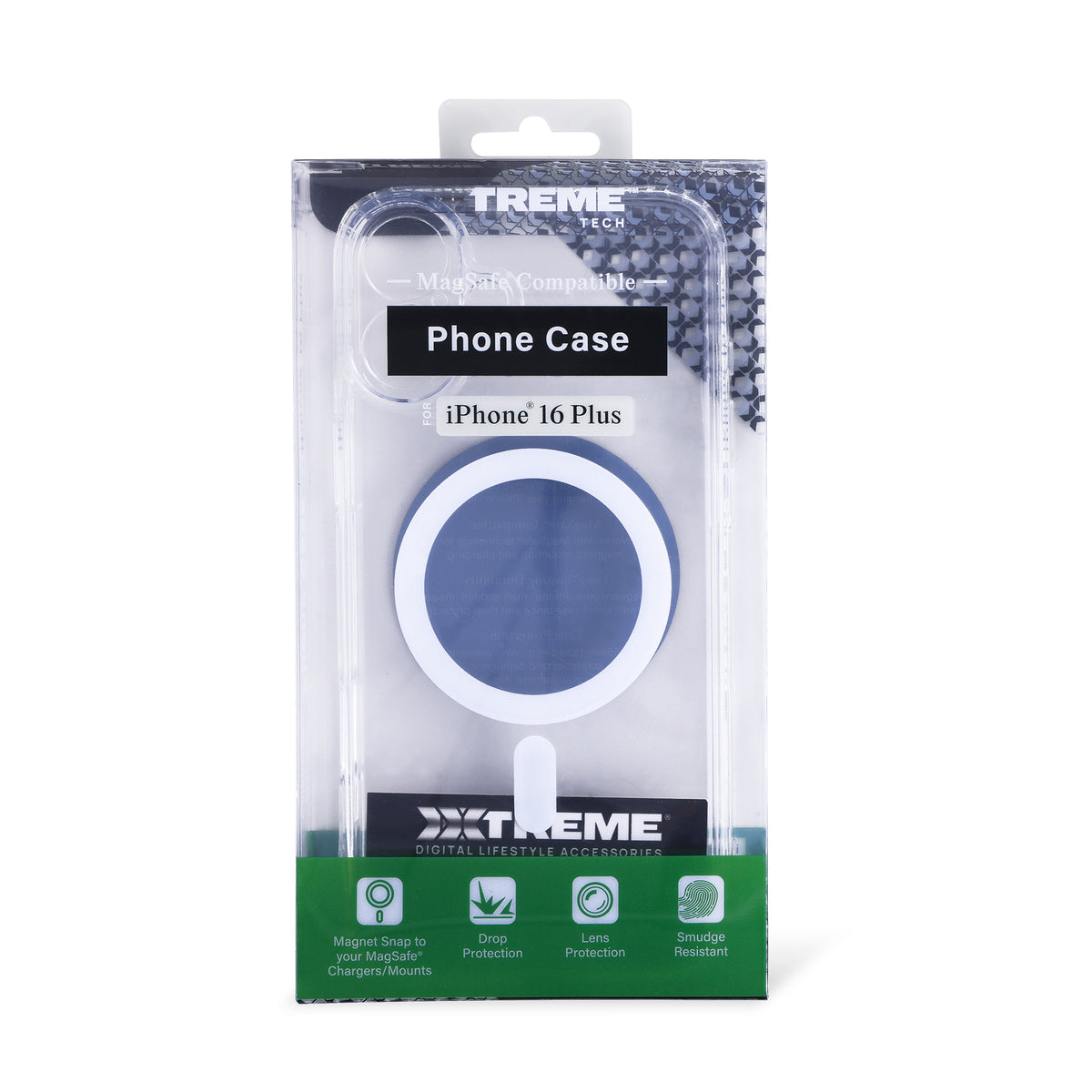 iPhone 16 Plus Protective Phone Case, Shock-Absorbing Slim Cover with Raised Screen & Camera Edges, Clear