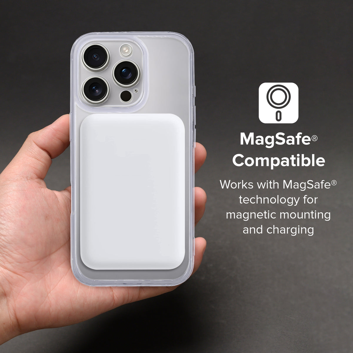 iPhone 16 Pro Protective Phone Case, Shock-Absorbing Slim Cover with Raised Screen & Camera Edges, Clear