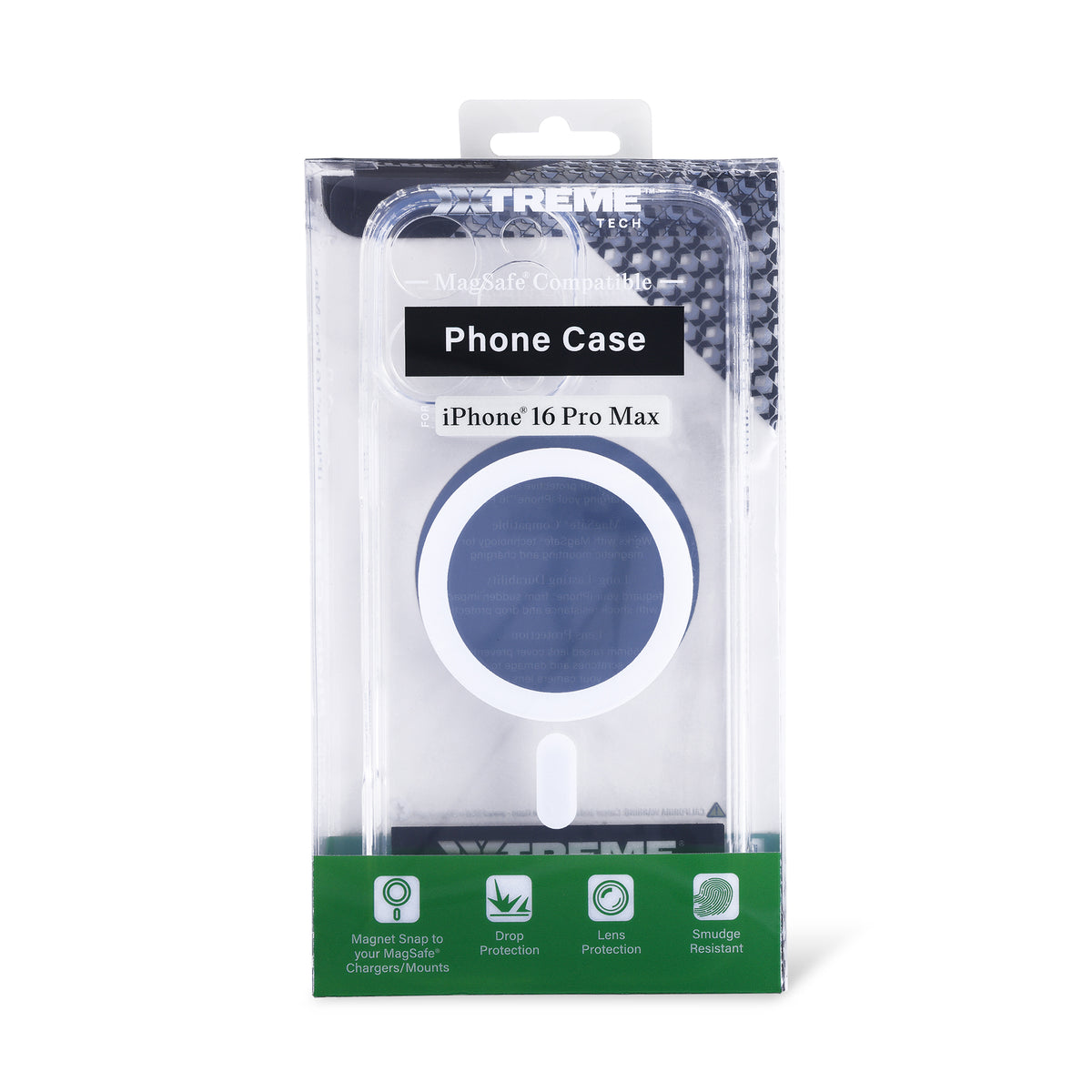 iPhone 16 Pro Max Protective Phone Case, Shock-Absorbing Slim Cover with Raised Screen & Camera Edges, Clear