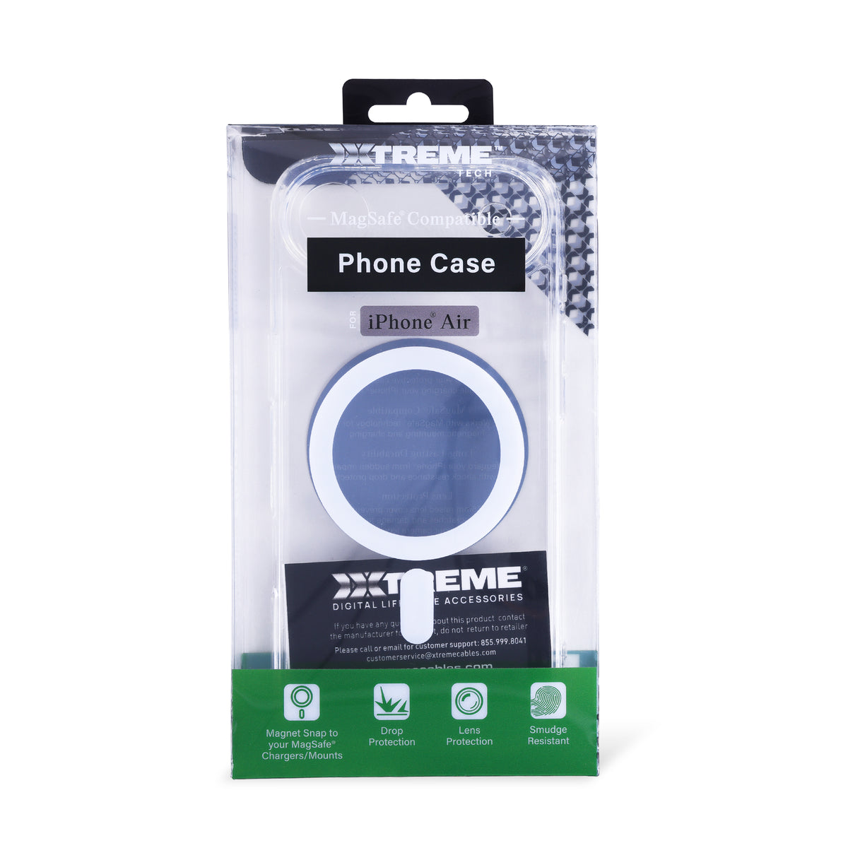 iPhone 17 Plus Protective Phone Case, Shock-Absorbing Slim Cover with Raised Screen & Camera Edges, Clear