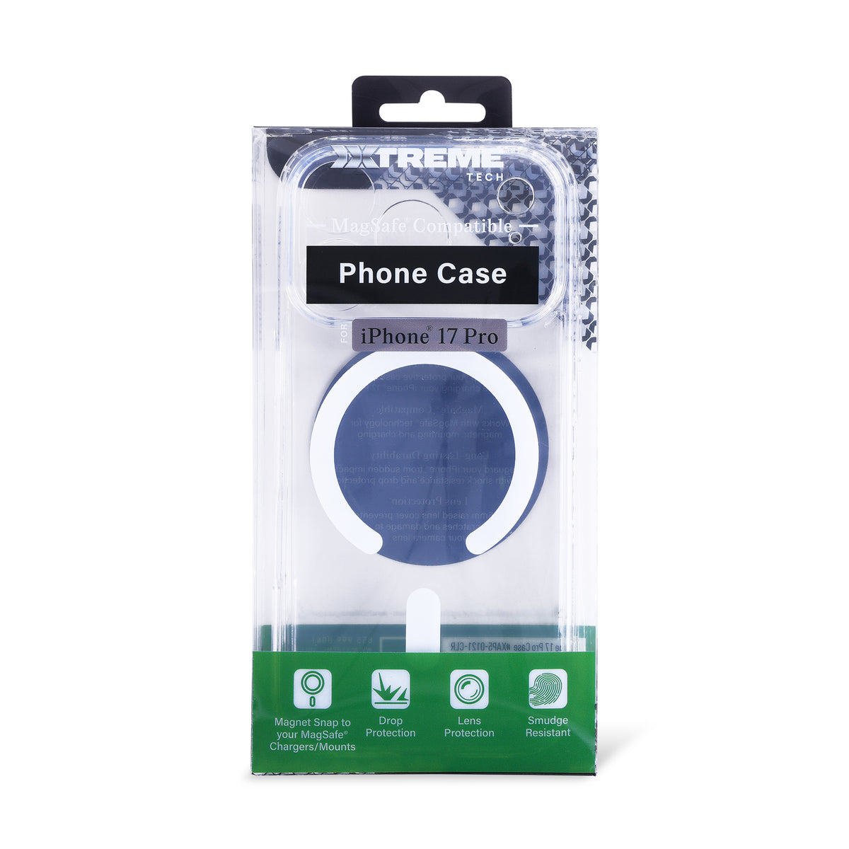 iPhone 17 Pro Protective Phone Case, Shock-Absorbing Slim Cover with Raised Screen & Camera Edges, Clear