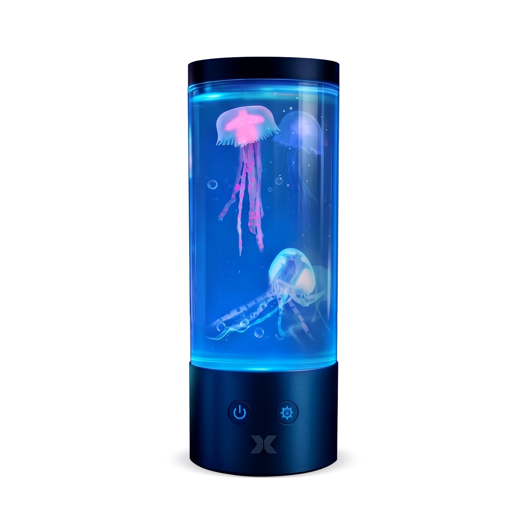 Jellyfish Mood Lamp, Color-Changing LED Aquarium Night Light with Moving Jellyfish, Ambient Desktop Light for Home, Office & Gaming Setup