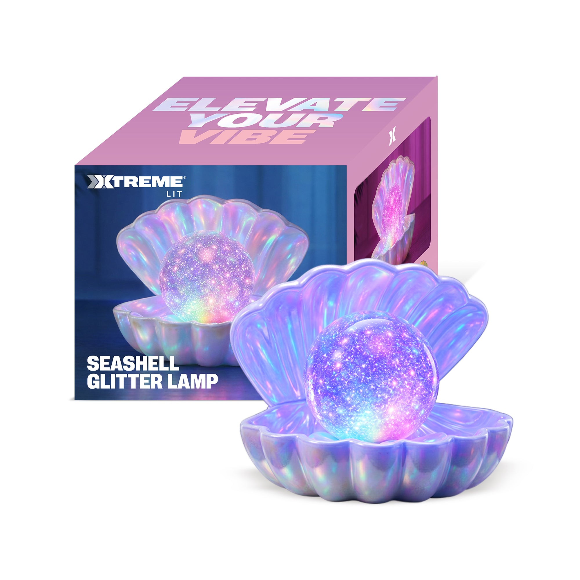 Seashell Glitter Lamp