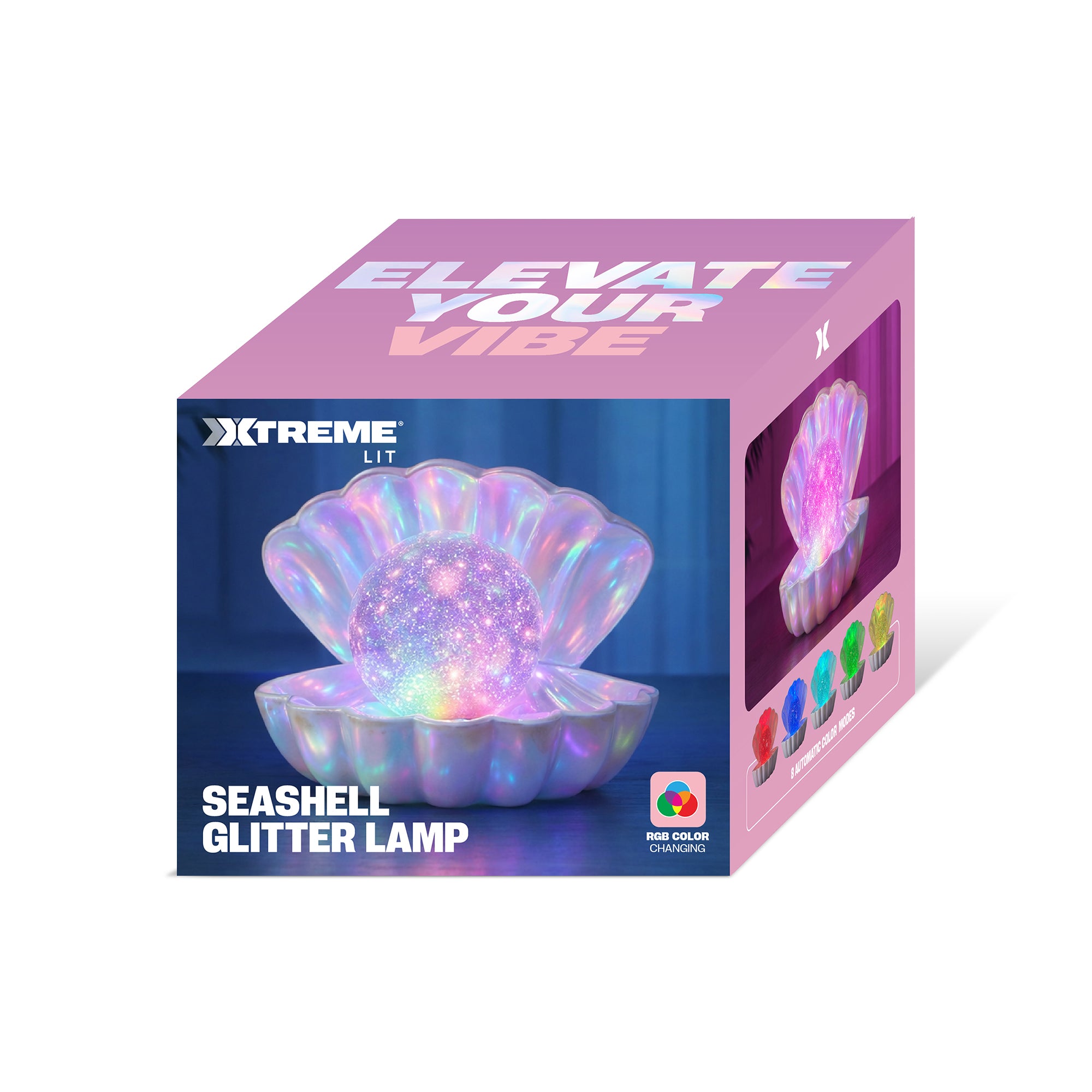 Seashell Glitter Lamp
