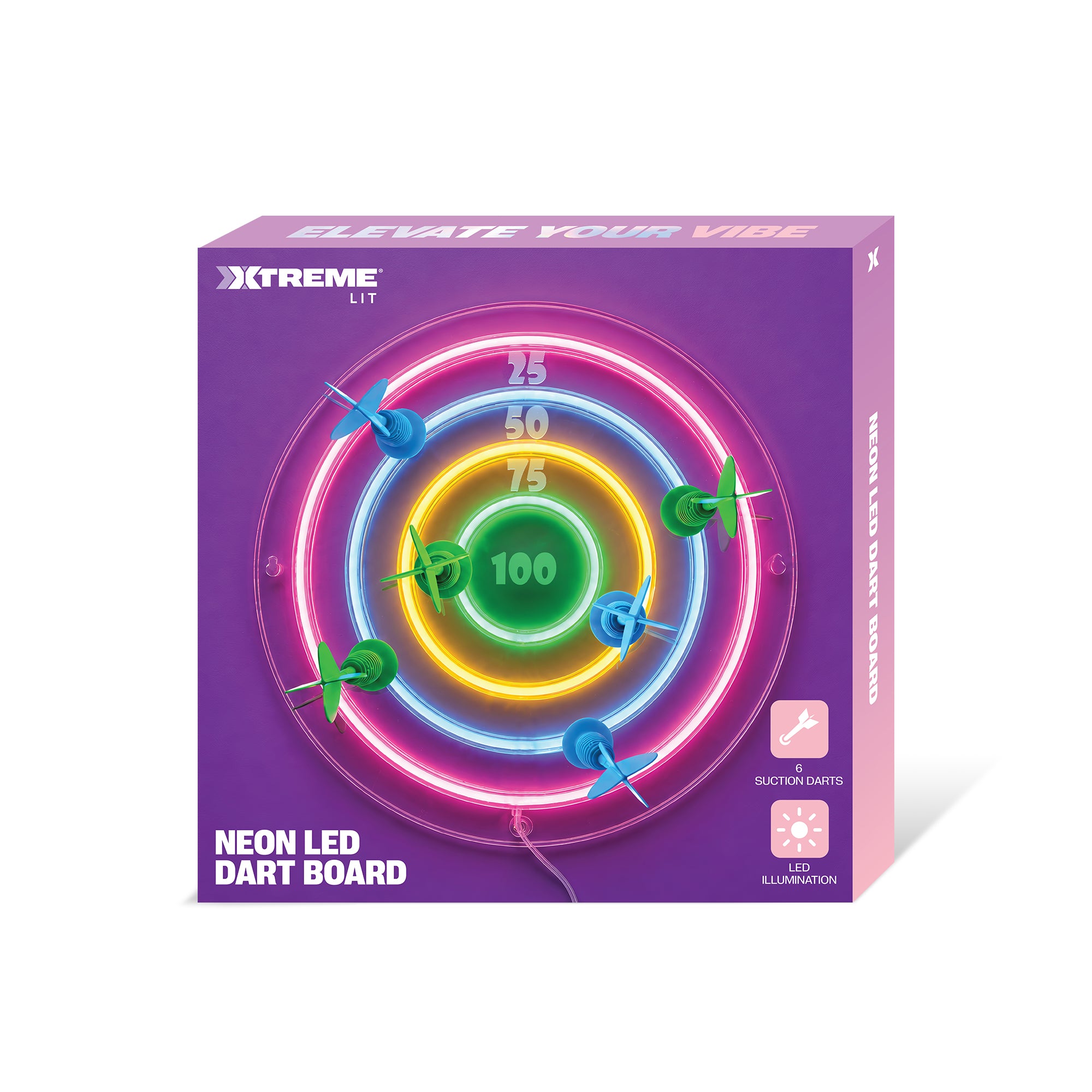 Neon Light Dart Board