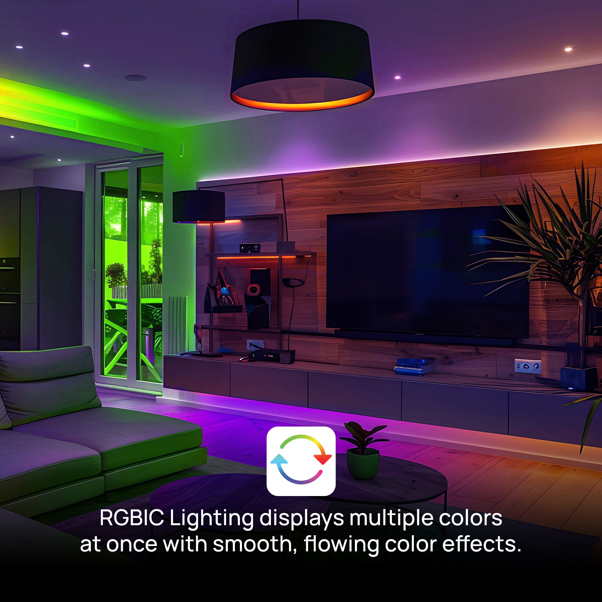 25ft  Flowing LED Strip BT