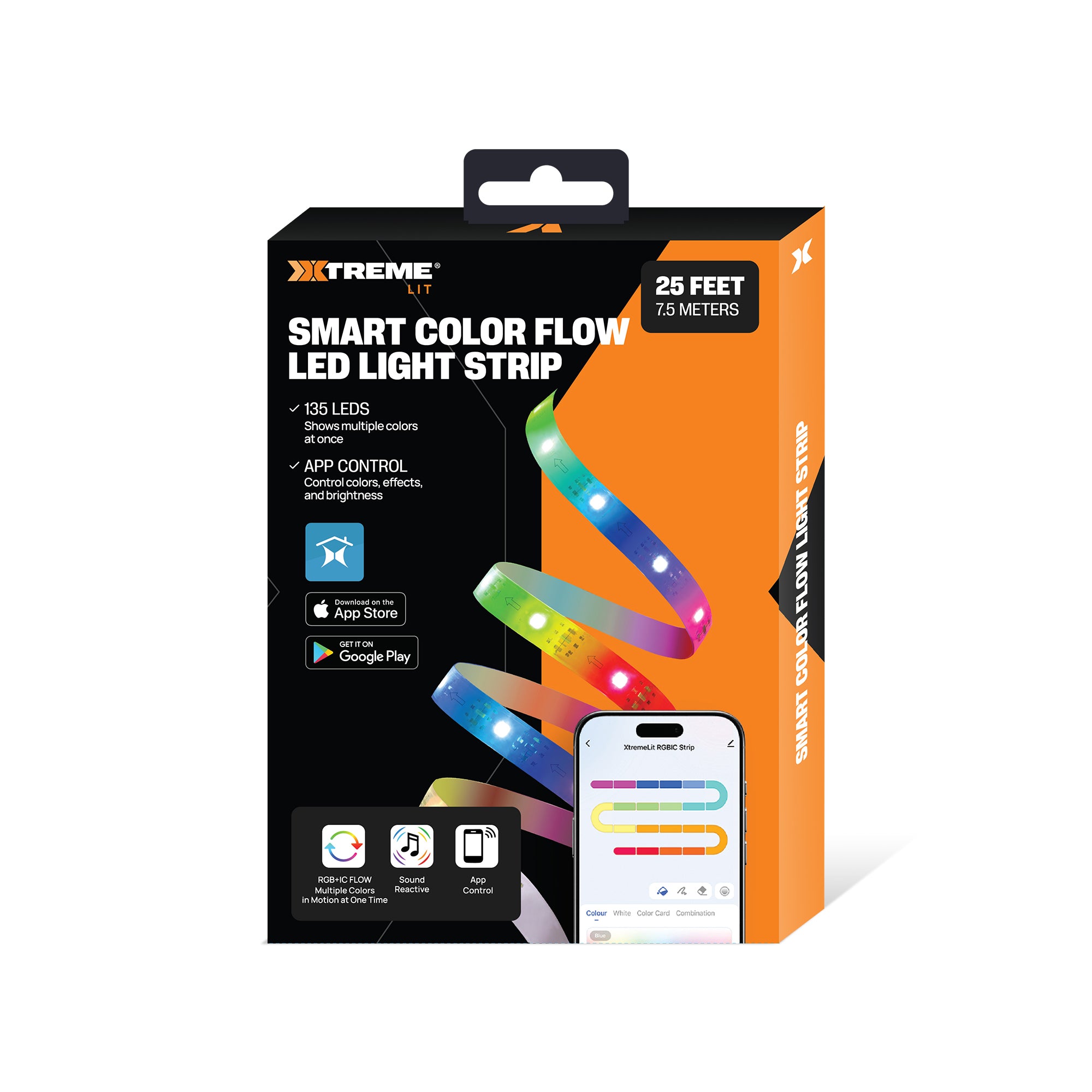 25ft  Flowing LED Strip BT
