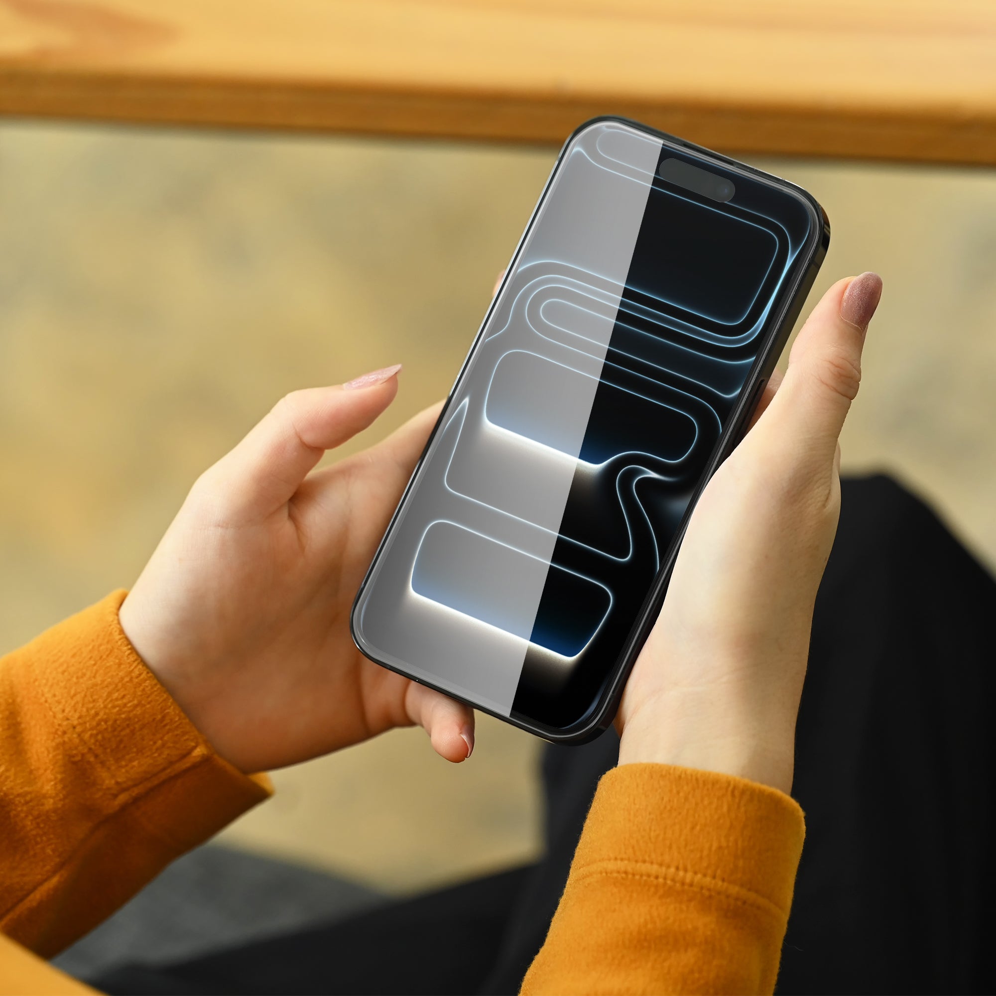 Premium Indestructible Screen Protector for iPhone 17 Pro, Shatterproof & Scratch Resistant Glass Film, Touch Sensitive Easy Peel & Stick Installation