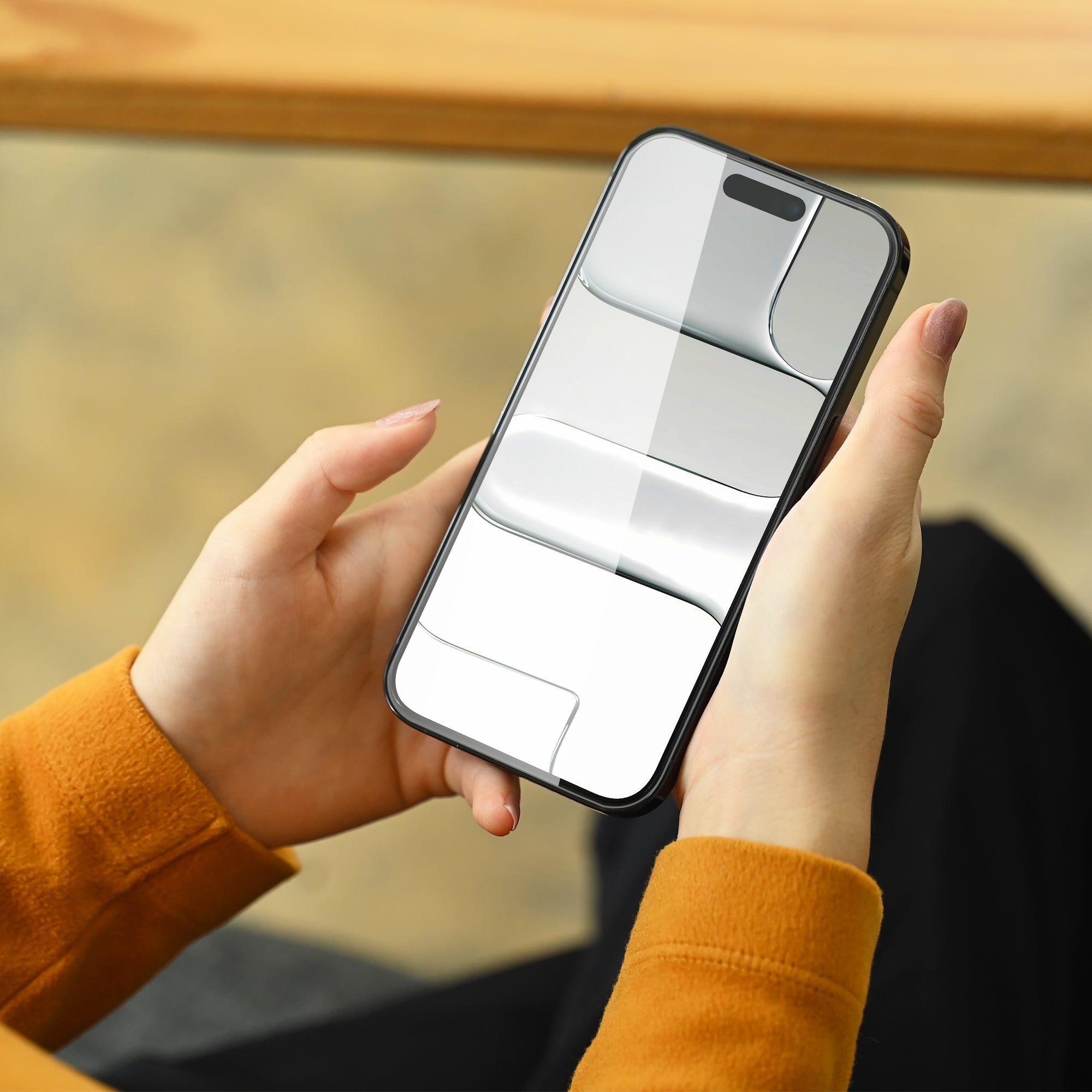 Premium Indestructible Screen Protector for iPhone 17 Plus, Shatterproof & Scratch Resistant Glass Film, Touch Sensitive Easy Peel & Stick Installation