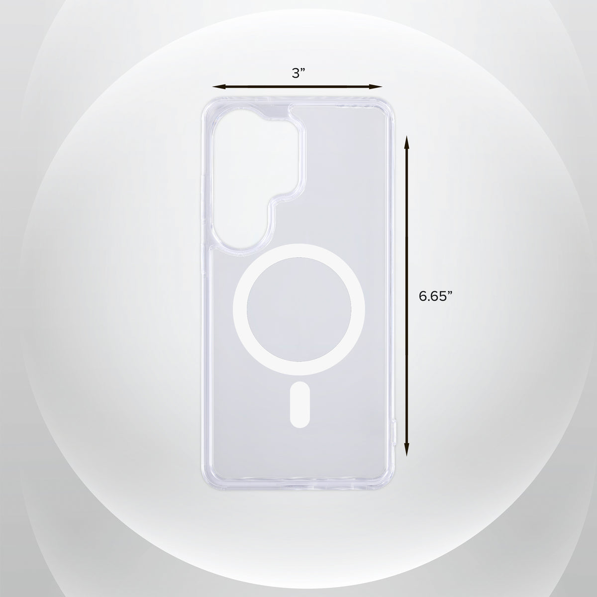 Samsung Galaxy S26 Ultra Protective Phone Case, Shock-Absorbing Slim Cover with Raised Screen & Camera Edges, Clear
