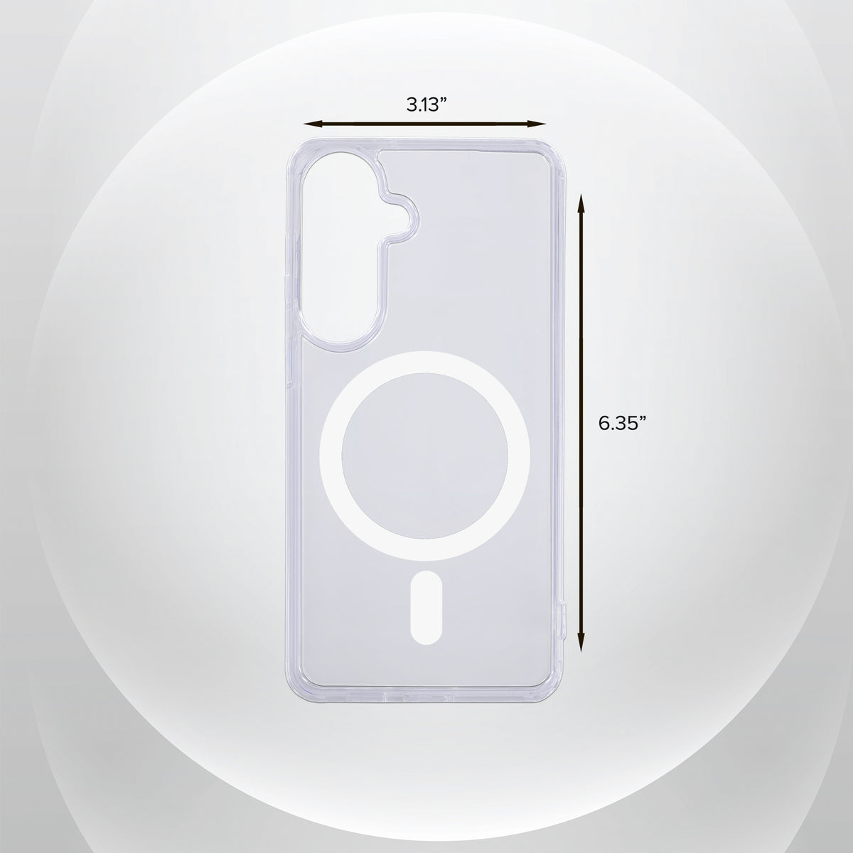 Samsung Galaxy S26 Fe/Plus Protective Phone Case, Shock-Absorbing Slim Cover with Raised Screen & Camera Edges, Clear
