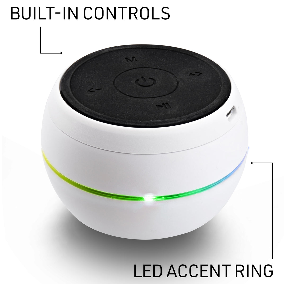 Helio True Wireless Bluetooth Speaker, Connect Compatible Devices For Instant Music Playback, Built-In Microphone For Hands-Free Calls