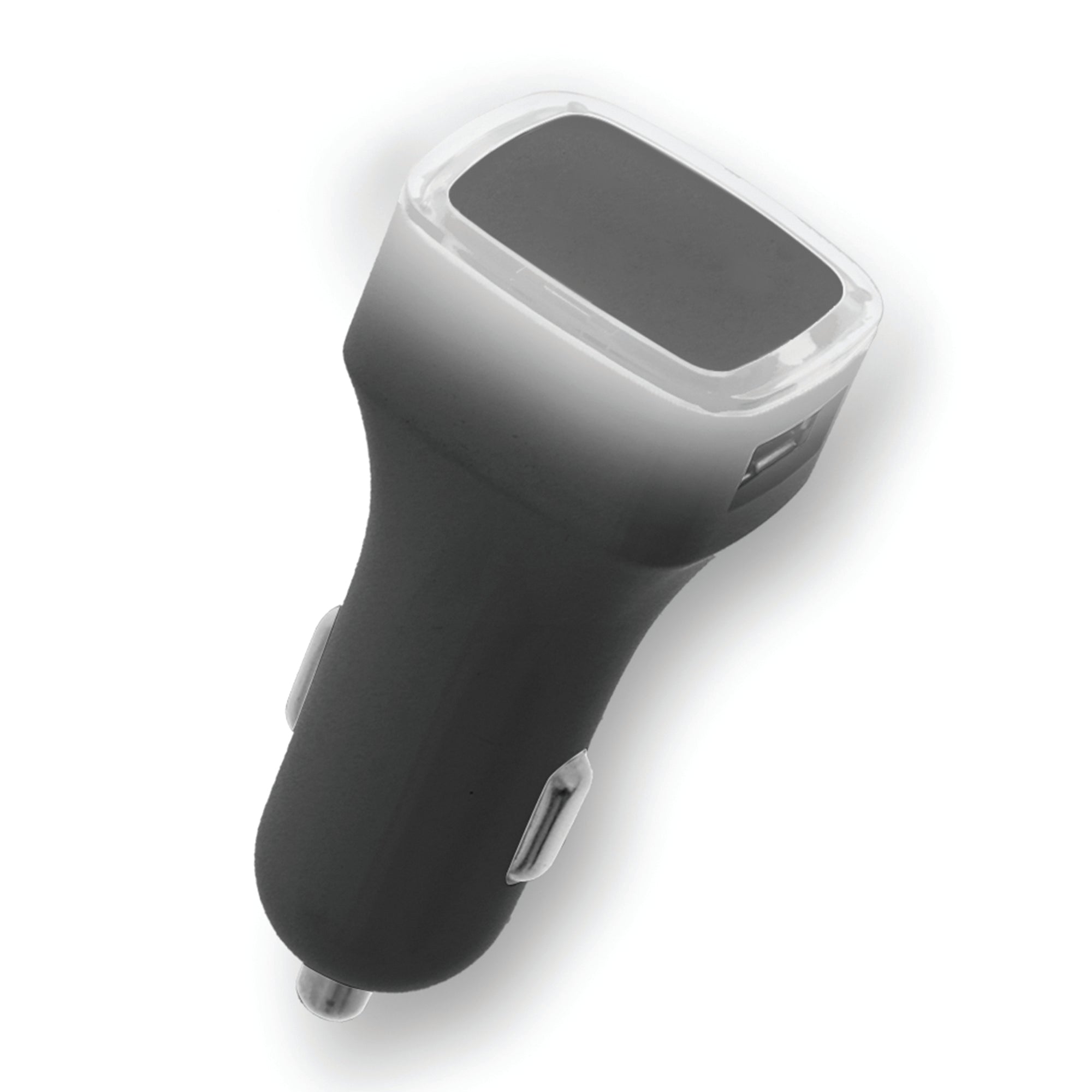 Dual USB Car Charger – 2.4Amp Rapid Charging Adapter for Smartphones, Tablets, and Mobile Devices – Compact High-Speed Vehicle Power Plug